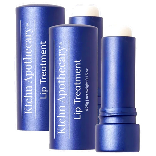 Ktchn Apothecary 100% Natural Ultra-Hydrating Lip Balm | Lip Moisturizer + Conditioner-in-1 | Handcrafted with Shea Butter | Hydrate + Soften Dry or Chapped Lips | Silky Smooth, Never Waxy | Men & Women | Pack of 2