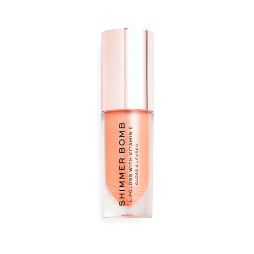 Revolution Beauty London Makeup Revolution, Shimmer Bomb Lip Gloss, Infused With Vitamin E, Shimmery Finish, Available In 6 Shades, Starlight, 4.5ml