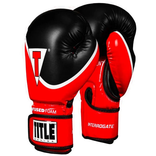 TITLE Boxing Infused Foam Interrogate Training Gloves 2.0 - Boxing Gloves, Boxing Training Gloves, MMA Gloves, Oz Training Gloves, Kickboxing Gloves, Punching Bag Gloves, Sparring Gloves