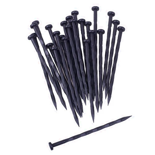 CFUTABOH Landscape Edging Spikes, 8 inch Edging Spikes for Landscaping, Flower Gardens, Lawn (50 PC)