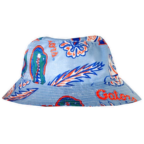 Wes and Willy Mens College Hawaiian Vintage Floral Bucket Hat