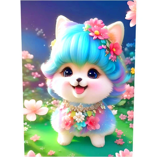 FORLAND Dog Diamond Painting Kits for Adults Beginners - 5D DIY Cute Puppy Full Drill Diamond Kits Painting Crafts for Home Wall Decor, Diamond Art Kits,12x16inch (Dog 1)