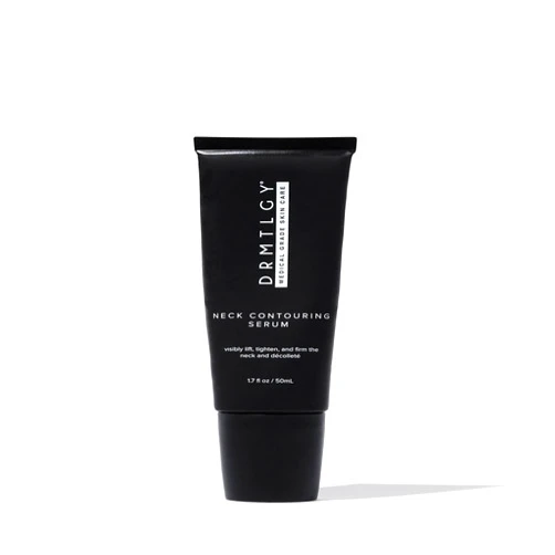 DRMTLGY Neck Contouring Serum - Anti Aging Neck Cream for Skin Tightening and Firming, Sculpt and Define Jawline, Improves Horizontal Neck Lines and Sagging Skin, 1.7 oz