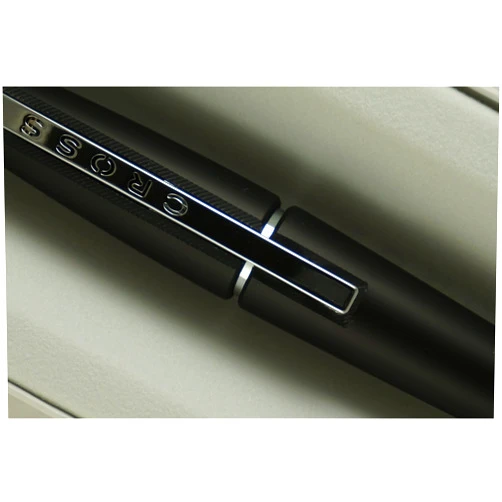 Cross Executive Companion Edge Matte Back Barrel and Extremely Polished Appointment Selectip with Black Gel Ink Rollerball Pen.