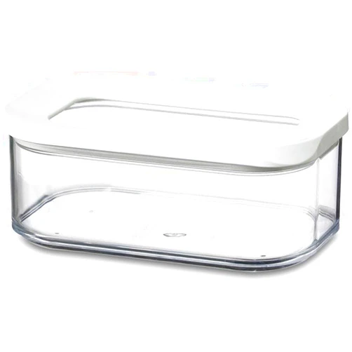 Mepal Modula Transparent Food Storage Container | 15oz/450ml | Perfect for Dry Goods | Dishwasher Safe | White Framed Lid | BPA Free | Made in Holland