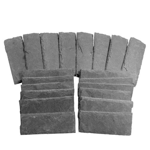 Cohas Slate Wedding and Event Place Cards includes 20 Small 2 by 5 Inch Slate Pieces, Refill Kit, No Marker