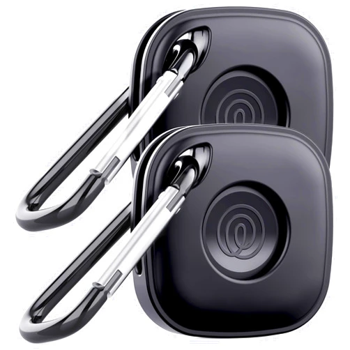 DDJ for Tile Life360 Mate (2024) Bluetooth Tracker Case Keychain 2-Pack, Soft Silicone Cover Holder for Tile GPS Item iTag Finder Accessories with Key Ring, for Pet Tracking, Bags, Kids, Keys, Luggage