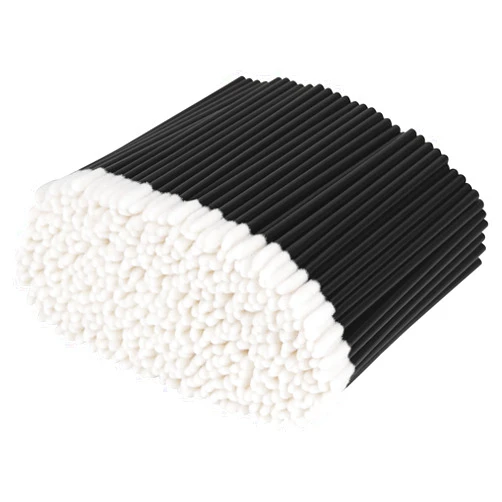 Vaincre 500PCS Lip Wands Applicators Disposable - Vaincre Lipstick Brush Lip Gloss Makeup Applicator Beauty Tool Kits Black
