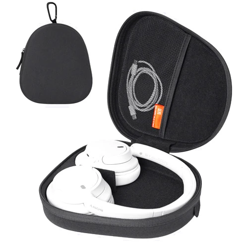 GEVO Case for Sony WH-CH720N / WH-CH710N / WH-CH700N Headphone, Travel Carrying Bag, Storage Protective Bag with Cable Storage (Black)