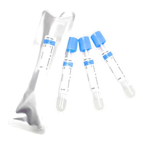 HEBGeXue 10ml PRP Tubes ACD and Gel PRP Tube for Separation Gel and Anticoagulant, 10PCS (Silver Packaging)