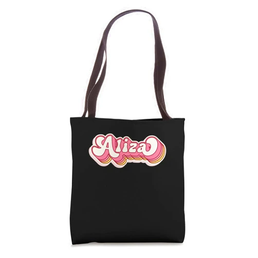 Apparel for Aliza - Birthday Christmas Aliza Name Personalized First Name Surname Tote Bag