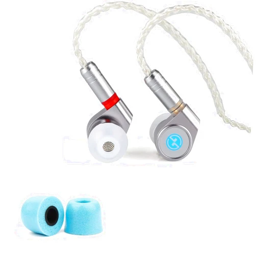 Linsoul TIN HiFi T2 DLC in Ear Earphone+ TIN HiFi Foam Eartips (3 Pairs)