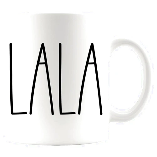 Moon9xx Lala Mug, Lala Mug Gifts for Christmas Coffee Cup, Birthday Gift, Mother's Day/Father's Day, Family Coffee Mug For Birthday Present For The Best Lala Ever Coffee Cup 11oz