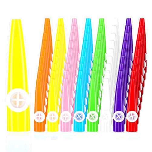 Amylove 72 Pcs Plastic Kazoo Bulk for Kids Adults Musical Instruments Kazoos for Party Favors birthday Gift Prize Lovers anniversary Christmas Classrooms Musical 8 Colors