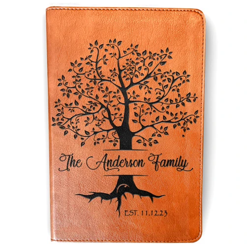 STARKENBURG COMPANY Personalized ESV/RVR Family Bible | Biblia en Español Personalizada | Biblia Reina Valera 1960 en espanol | Spanish Bible Christian Gifts