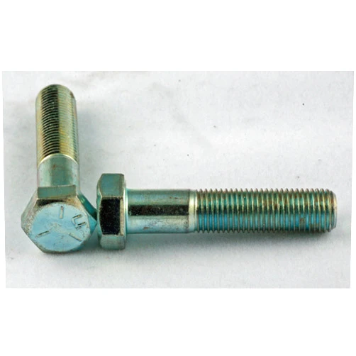 Blue-Jay Fasteners 1-8 x 5 Hex Head Bolt Grade 5 UNC/USS Zinc 10 Pack