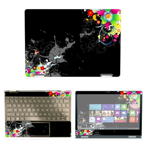 Decalrus - Protective Decal Floral Skin Sticker for HP Pavilion X360 11M-AP0013DX (11.6