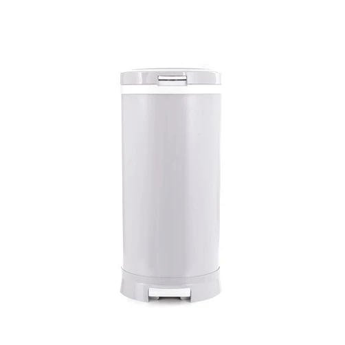 Bubula Premium Steel Diaper Waste Pail with Step Open, Gray