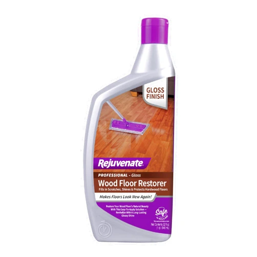 Rejuvenate Professional Wood Floor Restorer and Polish with Durable Finish Easy Mop On Application High Gloss Finish 32oz