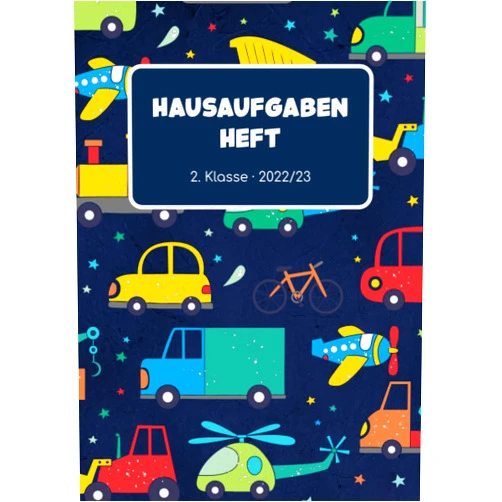 German Edition by arrr Books (Author) Hausaufgaben Heft - 2. Klasse - 2022/23 (German Edition)