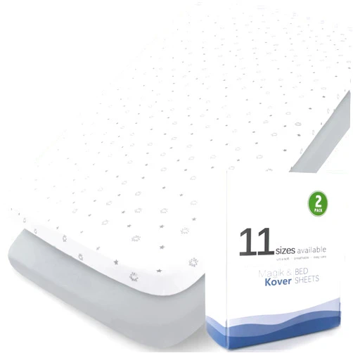 Magik & Kover Bassinet Sheets Compatible with AMKE 3 in 1 (35
