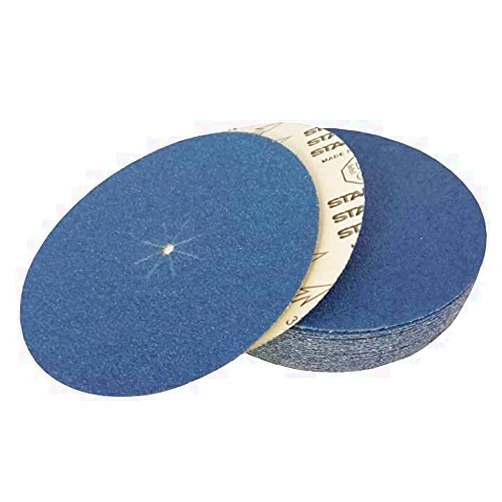 Starcke Premium 7 Inch Slotted Edger Wood Floor Sanding Discs - 8 Slots 5/16