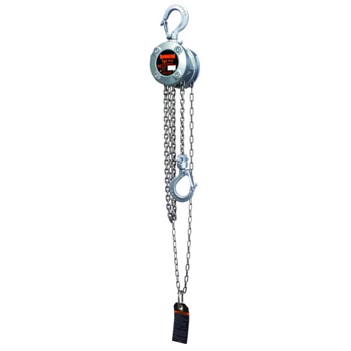 Harrington CX003 Mini Hand Chain Hoist, Hook Mount, 1/4 Ton Capacity, 10' Lift, 8.5