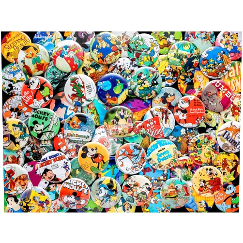 Ceaco - Disney - Vintage Buttons - 750 Piece Jigsaw Puzzle