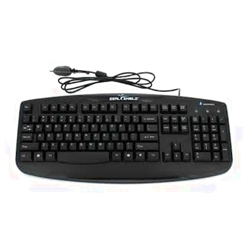 Spartan POS Seal Shield, Washable TRUETYPE Keyboard Black IP66, US, Dishwasher Safe Medical Grade, Stands UP to Harsh DISINFECTANTS and Cleaners. Ideal in All ME