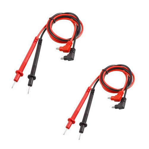 LDEXIN 2pairs 90cm/35 Long Digital Laboratory Multimeter Voltmeter Test Lead Probe Wire Cable Banana Plug Connector Black Red 1000V