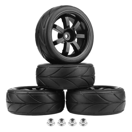 AllinRC PreGlued 12mm Hex Hubs Wheel Rims&2.56