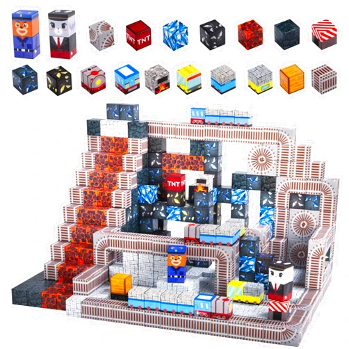 GEVINST Magnetic Blocks, Magnetic Building Blocks for Kids Ages 4-8-12, 1