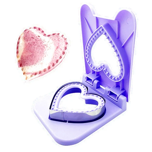 Maocufan Uncrustables Sandwich Maker, Sandwich Cutters for Kids Lunch, Create delightful treats effortlessly for your little ones with this easy-to-use sandwich maker. (purple)
