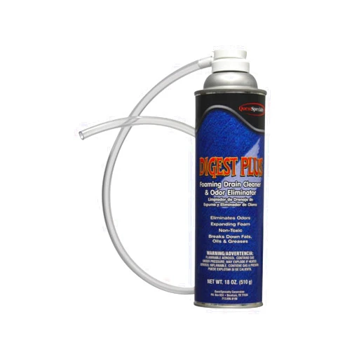 Quest Specialty DIGEST PLUS Foaming Drain Cleaner and Odor Eliminator, 1 count