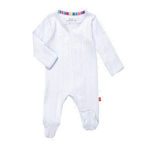 Magnetic Me 100% Organic Cotton Magnetic Baby Footie Pajamas | Super Soft Organic Cotton Fabric | Available in PRE - 24M