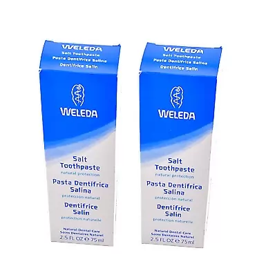 Weleda, Salt Toothpaste, 2.5 fl oz (75 ml) - 2pc
