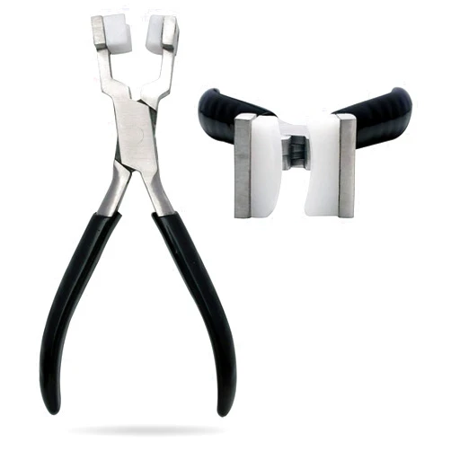 AAProTools Spring Bar Bending Plier with Nylon Jaws, 5 Inches (Black Dip)