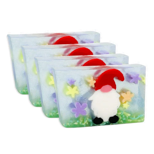 Primal Elements Garden Gnome Soap for Body, Face, and Hands – Fun for Everyone - – Pack of 4 (Fruity Breakfast Cereal)