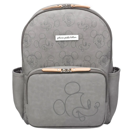 Petunia Pickle Bottom District Backpack | Baby Bag | Baby Diaper Bag for Parents | Baby Backpack Diaper Bag | Stylish, Spacious Backpack for On-The-Go Modern Moms & Dads | Love Mickey Mouse