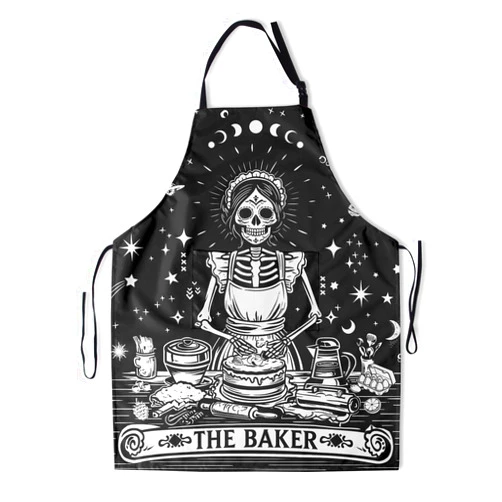 DZGlobal Funny Apron Polyester Grooming Aprons with Pocket for Cooking Kitchen Grilling Adults