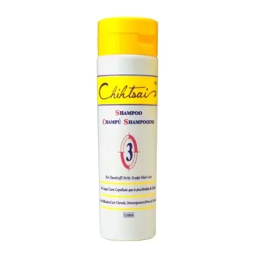 Chihtsai No.3 Shampoo for Dandruff/Itchy Scalp/Hair Loss (8.3oz/250ml) - Eliminate dandruff & flakes, Smooths itchy scalp