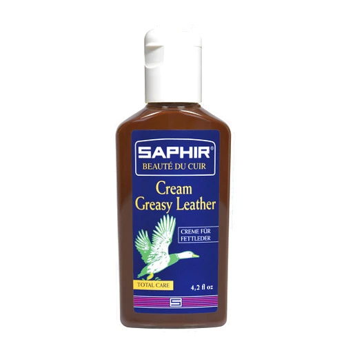 SAPHIR Creme Cuir Gras - Cream for Oiled Leather 125ml (Brown)