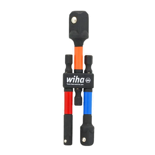 Wiha 70488 3 Piece Color Coded Socket Adapters