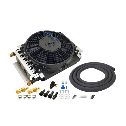 Derale 15900 Electra-Cool Remote Cooler,Black