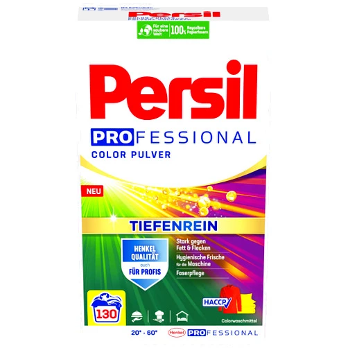 Persil Professional Color Detergent Powder (130 Loads | 17.2 lbs | 7.8 kg) - Laundry Detergent for Color - Deep Clean Laundry and Freshness for the Machine