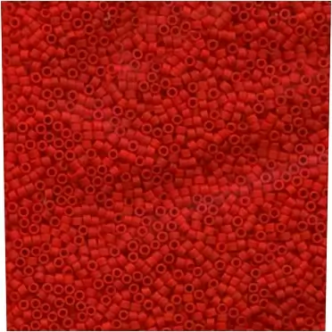 Miyuki Delica 50 Grams Miyuki Delica Bead 11/0 Matte Opaque Red Bulk Bag DB0753-50