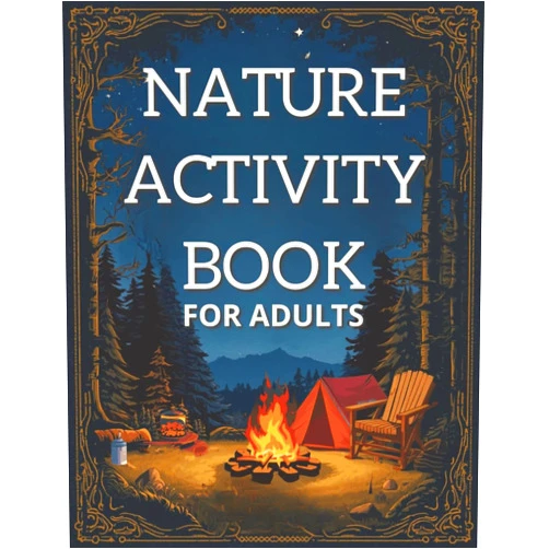 By Kristen Averett (Author) Nature Activity Book for Adults