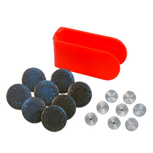 SINGER 00841 Jean Buttons Kit, 8 Sets with Tool,