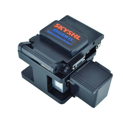 SKYSHL Optical Fiber Cleaver 5in1 Fiber Cutter 48,000 Cleaved Fiber Optics for 250µm to 900µm Fiber Pigtail 3.0mm Indoor Fiber Hot Splicing with 24 Spot Blades-SS412FM-FC