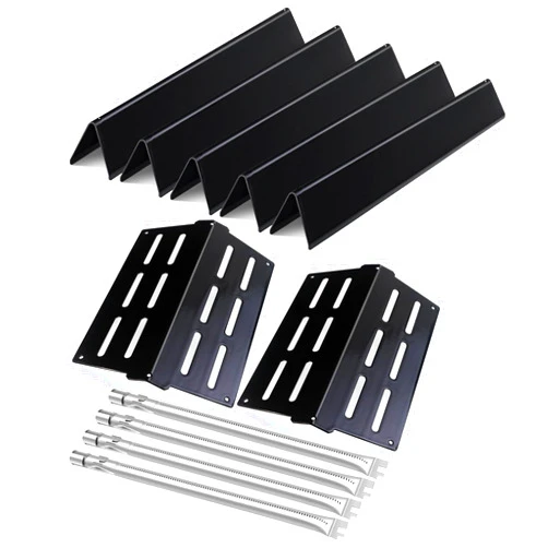 STCNADCR 7621 7620 Flavorizer Bars 65505 Heat Deflector and 62752 4 Burner Grill Replacement Parts for Weber Genesis 300 Series